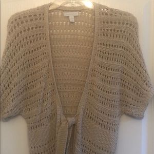Cardigan Sweater with Front Tie